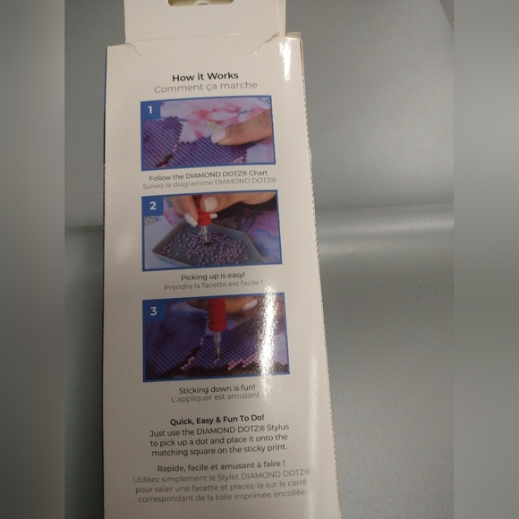 Diamond Dotz Diamond DotzSE Dog Blackie Round Facet Partial Coverage Craft Kit - Picture 6 of 13